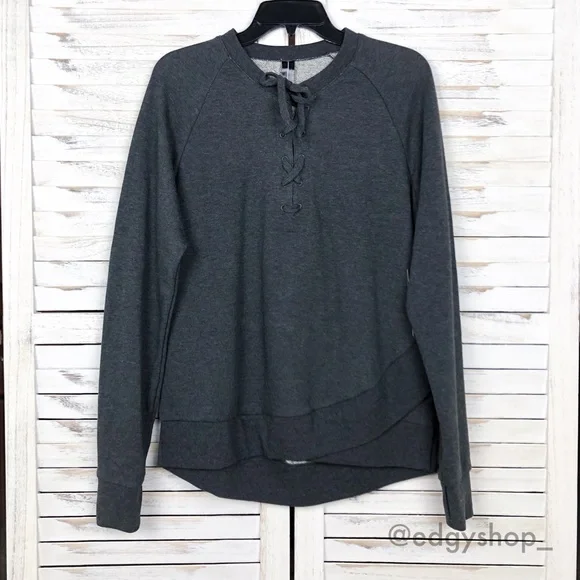 R8 Activewear | Lace Up Sweatshirt - Picture 1 of 5